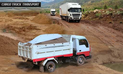 Hill Cargo Truck Simulator Transport Free 3D Truck screenshot 1