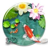 Fancy 3D koi fish theme 1.3.4