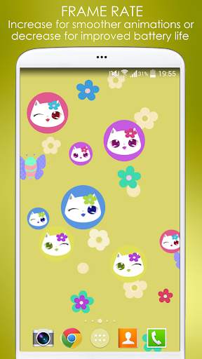 Lily Kitty Fun Live Wallpaper 5 تصوير الشاشة