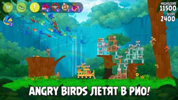 Angry Birds Rio скриншот 1