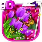 3D Tulip Flower Parallax Launcher Theme💐🌷 1.1.2