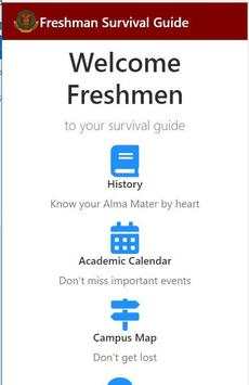 Freshman Survival Guide screenshot 1