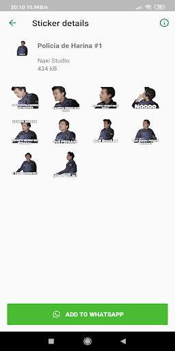 Stickers Policia de Harina Para WhatsApp screenshot 4