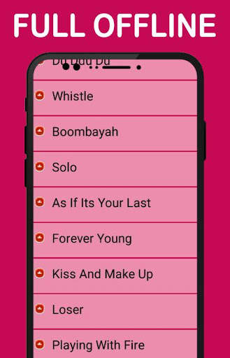 Song Blackpink Full Offline On The Ground screenshot 3