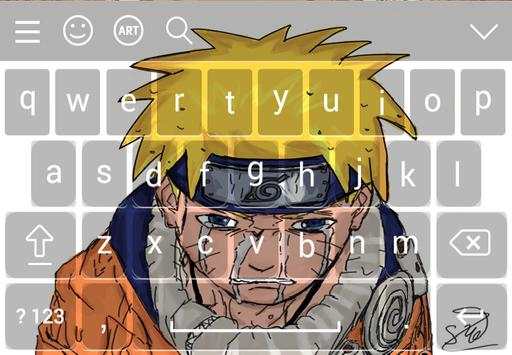 Keyboard For Naruto Uzumaki screenshot 4