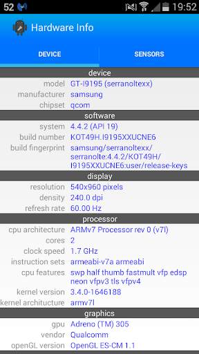 Hardware Info screenshot 1