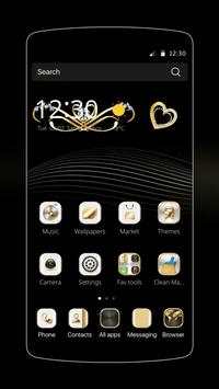 Black Gold Luxury Theme screenshot 1