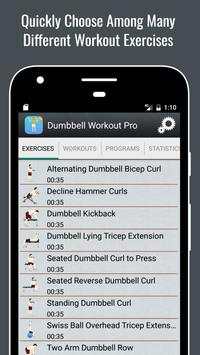 Dumbbell Workout Routine Lite screenshot 2