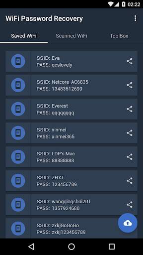 WiFi Password Recovery screenshot 1