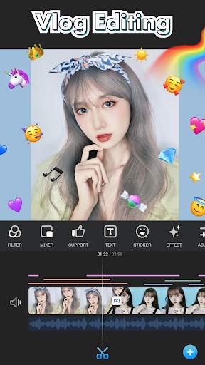Video editor&Vlog maker-VlogU screenshot 1