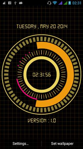 Animated Digital Clock Free screenshot 6