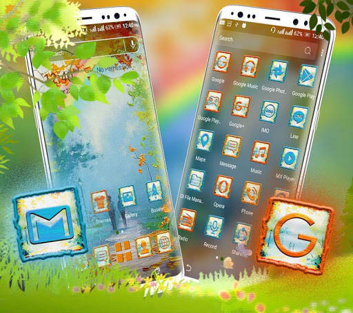 Nature Painting Launcher Theme screenshot 2