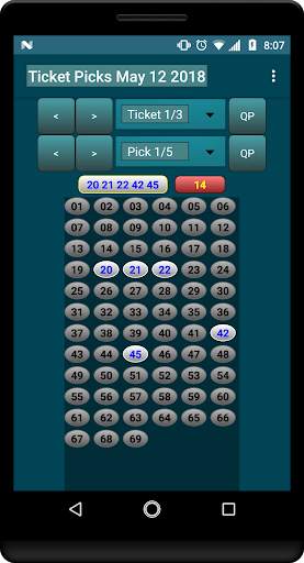 PowerBall Picker Lite screenshot 3