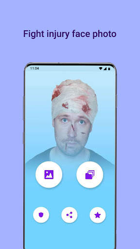 Fight Injury Face Photo Editor screenshot 1
