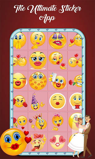 Valentine Love Emojis -Sticker 1 تصوير الشاشة