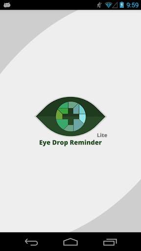 Eye Drop Reminder Lite screenshot 1