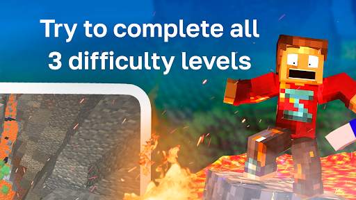Lava Parkour Mod screenshot 2