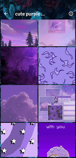cute purple wallpapers screenshot 2