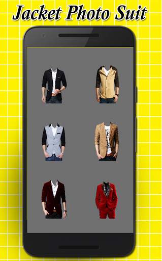 Jacket Men Photo Suit screenshot 2