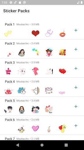 WAStickerApps Animated 💕 Love Animated Stickers screenshot 1