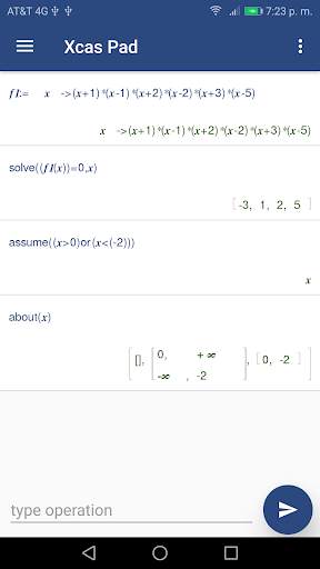Xcas Pad screenshot 8