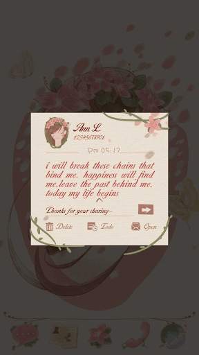 ELGATINO FONT FOR GO SMS PRO screenshot 1