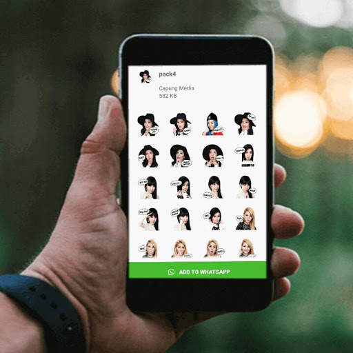 500 Sticker WA Kpop Funy - Free screenshot 3