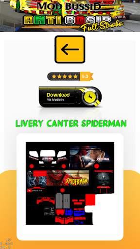 Mod Bussid Truck Canter Anti Gosip Full Strobo screenshot 3