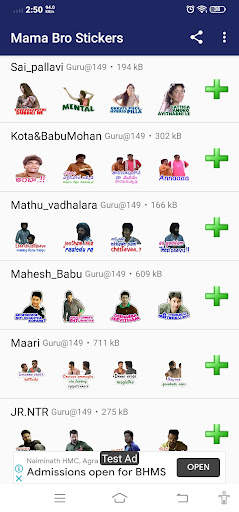 Telugu Stickers WASticker Apps screenshot 3