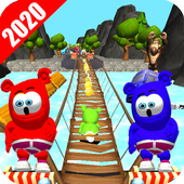 Subway Gummy Bear Advanture Run 3D icon