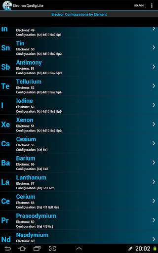 Electron Config Lite screenshot 10