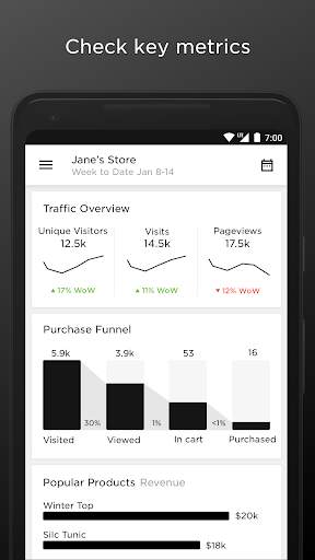Squarespace Analytics скриншот 1