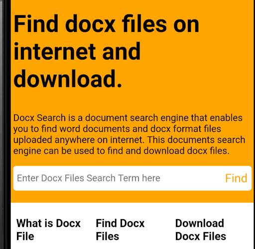 Docx Files - Search & Download Word Documents screenshot 1