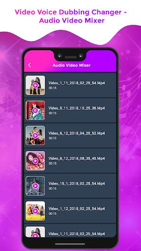 Video Voice Dubbing Changer - Audio Video Mixer screenshot 1