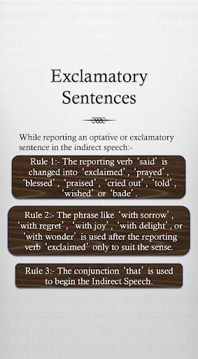 Grammar : Reported Speech Lite screenshot 4