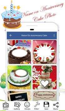 Name Photo On Anniversary Cake screenshot 1