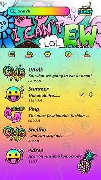 (FREE) GO SMS PRO OMG THEME screenshot 2
