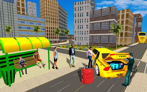 Limo Taxi Driving Simulator :Limousine Car Games screenshot 4