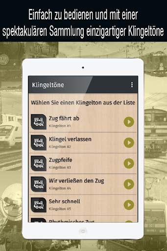 klingeltöne zug kostenlos, zug töne app screenshot 7