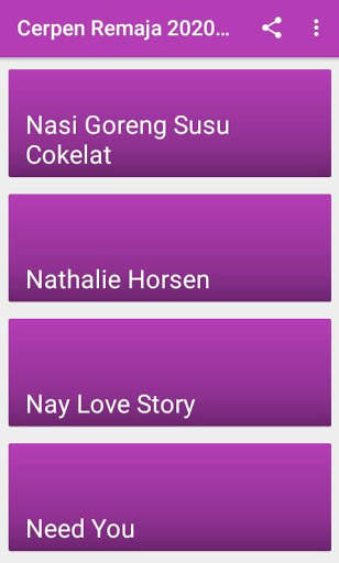 Cerpen Remaja 2020 Versi Offline 500 Cerpen Remaja screenshot 6
