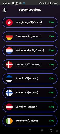 Fly2ray VPN - Fast VPN Servers screenshot 4