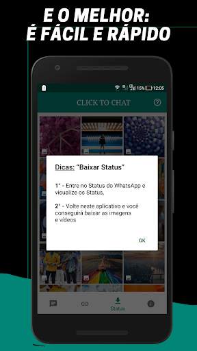 Status Download-Click para conversar-Baixar Status screenshot 4