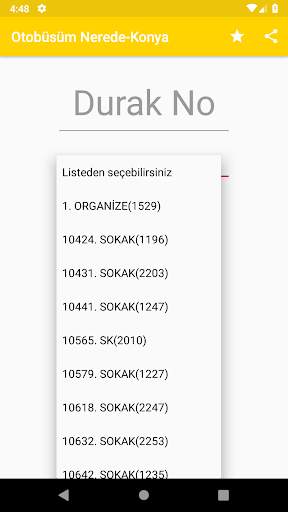Otobüsüm Nerede - Konya screenshot 2
