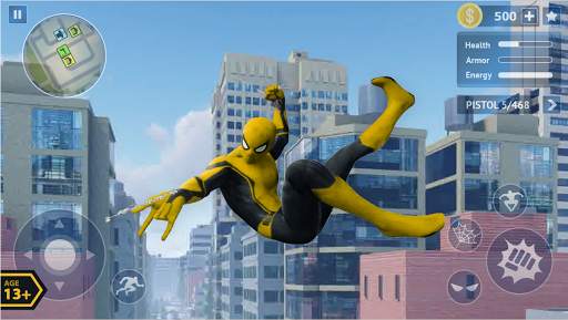 Flying Spider Rope Hero - Super Vice Town Crime screenshot 1