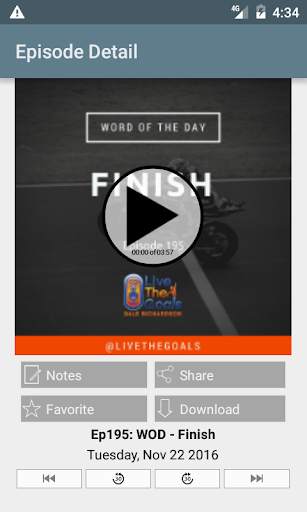 Live The Goals Podcast screenshot 1