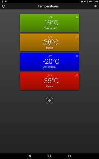 Temperatures screenshot 9