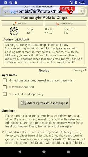 Chips Recipes – potato chips, crisps screenshot 3