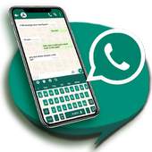 Whatsapp Style Keyboard Theme 10001001