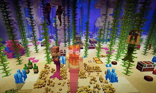 mermaid tails skin minecraft screenshot 5