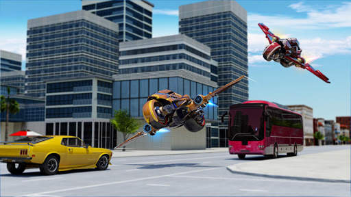 Flying Bike Driving - Water Bike Racing Games screenshot 3